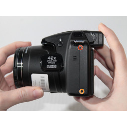 Замена задней крышки Nikon Coolpix P530