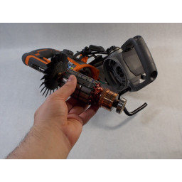 RIDGID R32104 Замена ротора двигателя
